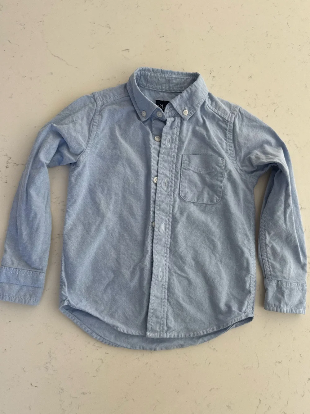 The Children's Place Light Blue Button-Down Shirt for Kids